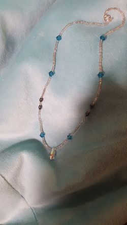 Swarovski Crystal necklace handcrafted