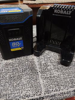 Kobalt 80 Volt Max 2.5Ah LI-ION Battery and Charger