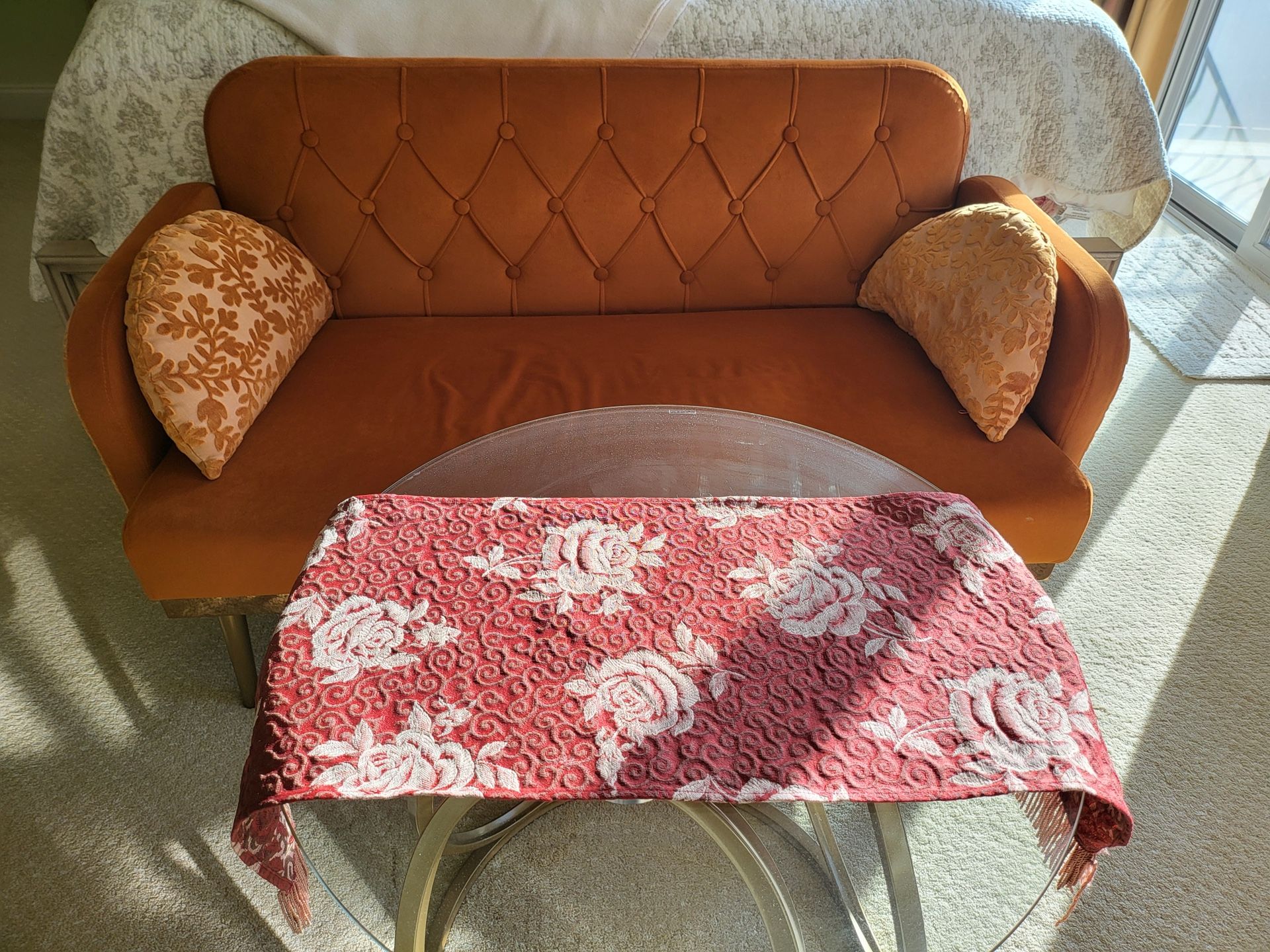 Accent Sofa With Coffee Table