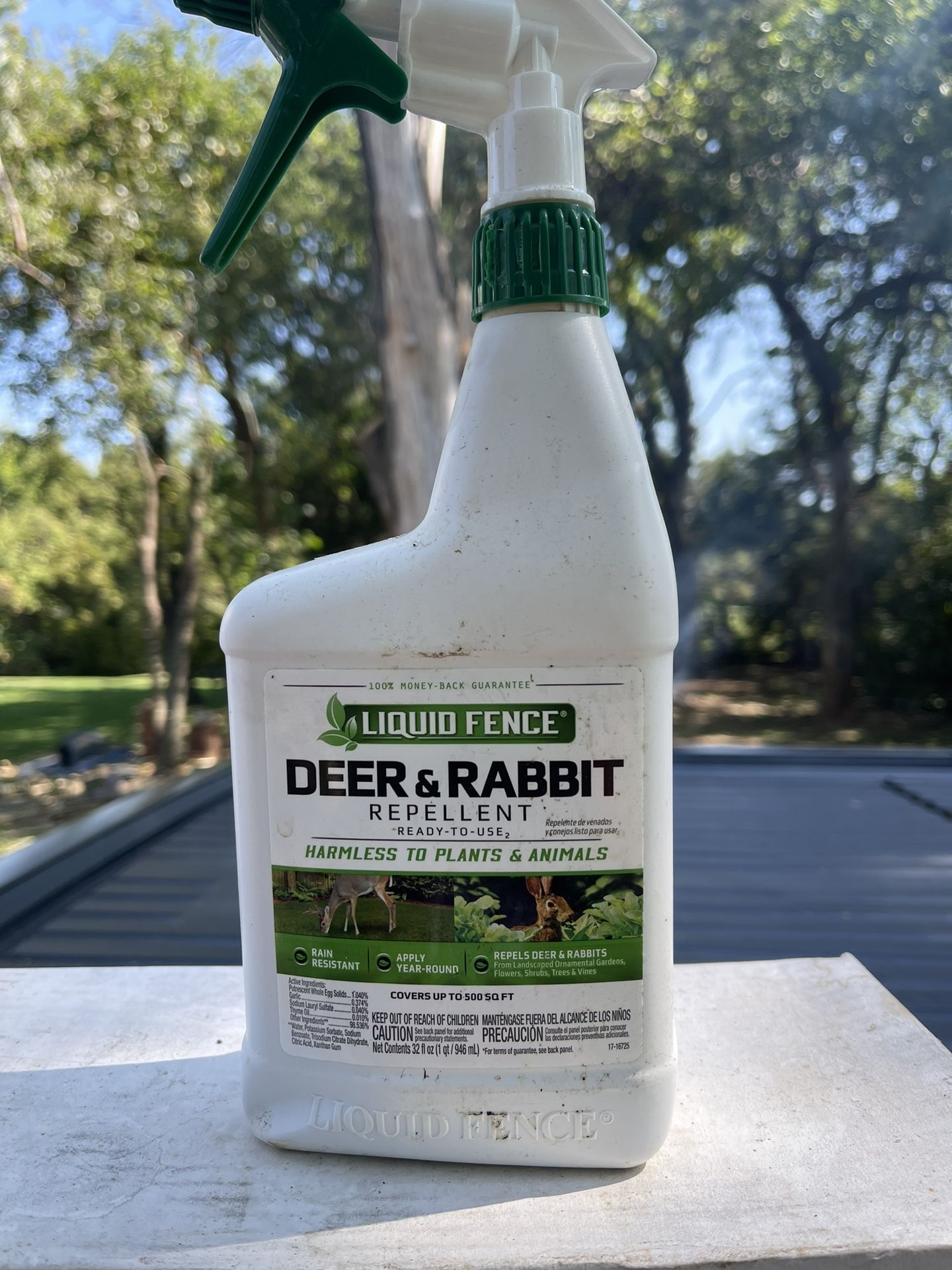 Liquid Fence Deer And Rabbit Repellent