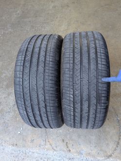 255/45R19 BRIDGESTONE TURANZA RUNFLAT PAIR OF TIRES