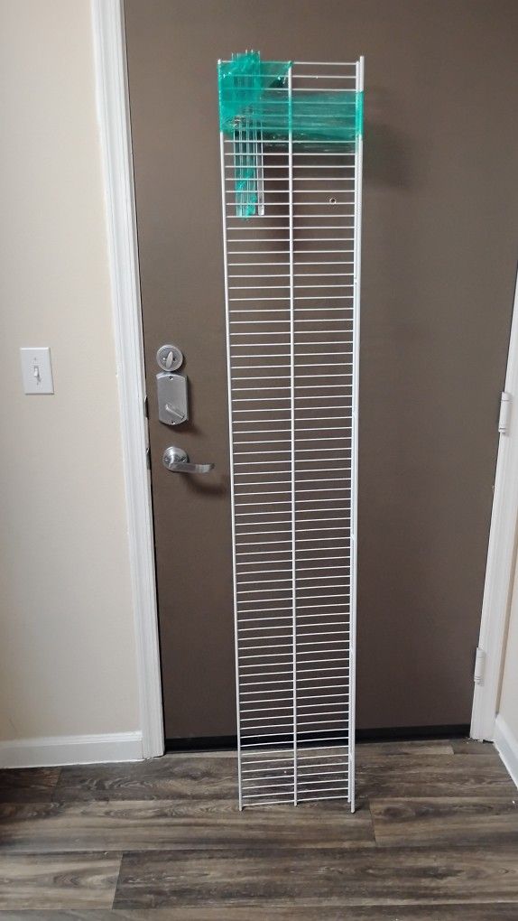 Metal Shelf, 72"LX12"WX2"H, Wall-mounted Metal Shelf
