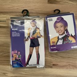Kpop Demon Hunters Rumi Costume Set New