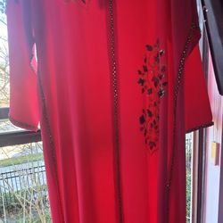 Pink/fushia MOROCCAN hand Made Jellaba Perfect For Eiid Or And Festivety ..chich Priced To Sell Quick