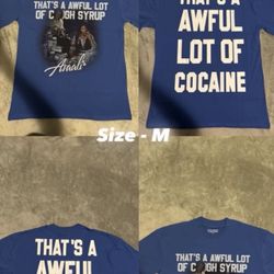 Awful Lot Of Cough Syrup Size Medium 