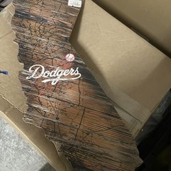 Dodgers Wooden Decor