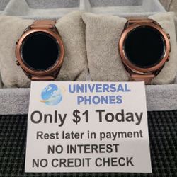 SAMSUNG GALAXY WATCH 6 UNLOCKED NEW IN BOX $1  DOWN TODAY REST IN PAYMENTS.NO CREDIT CHECK 