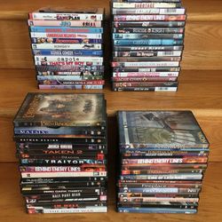 Assorted Lot of 55+ Movies, TV, PBS Documentaries DVD's