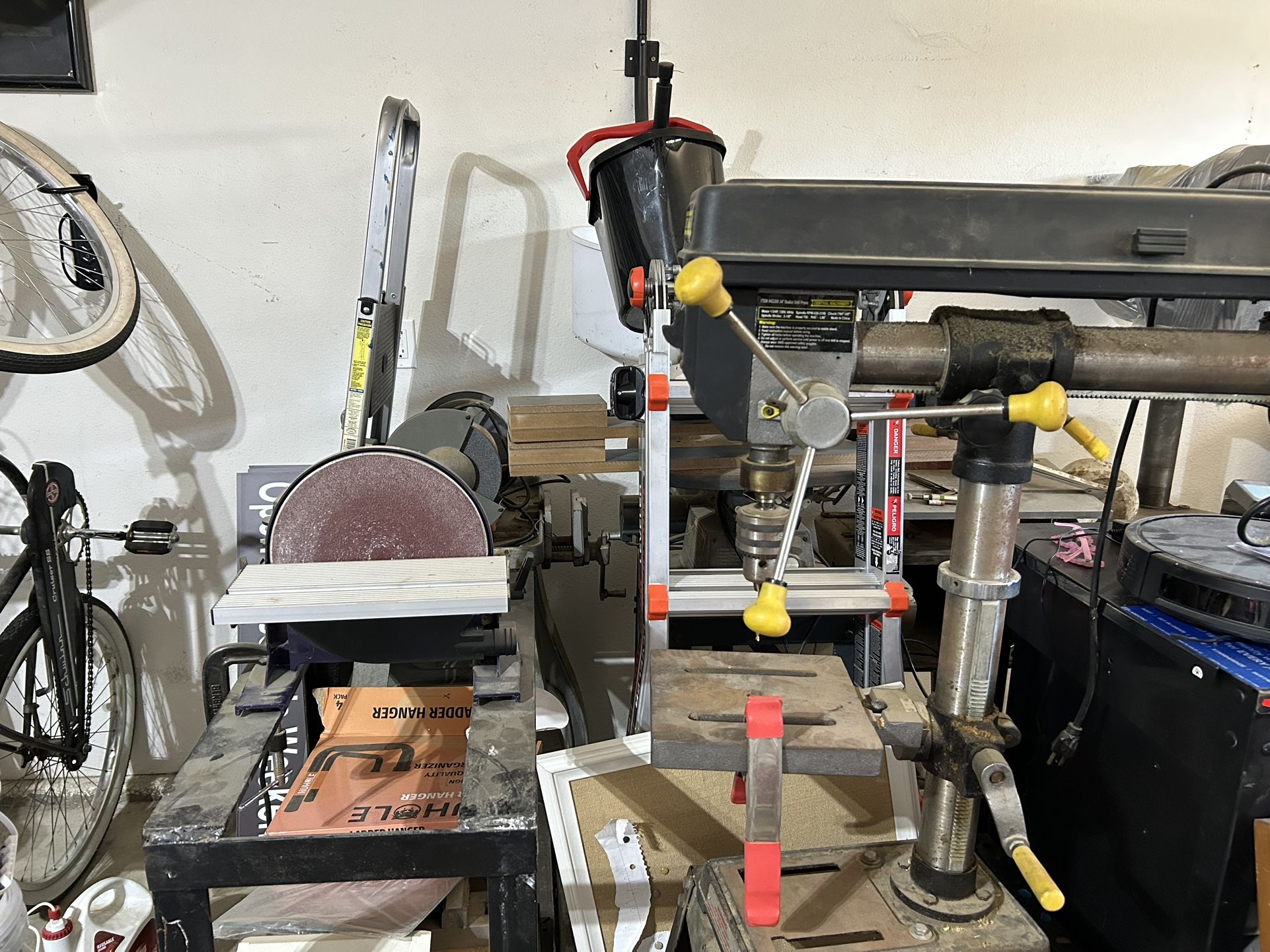 Drill Press And Disc Sander