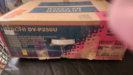 Hitachi DV-P25OU/CD/DVD Player.