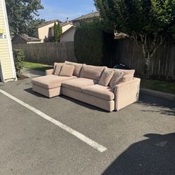 Crate And Barrel Sectional Couch 