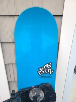 Vintage Original Sin OSin Twister Snowboard 161 w/ Ride LX