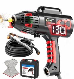 Portable Welding Machine, 110V 130Amp Portable Welders, ARC Welder Gun HandHeld Laser Welding Machine, Digital Display IGBT Inverter
