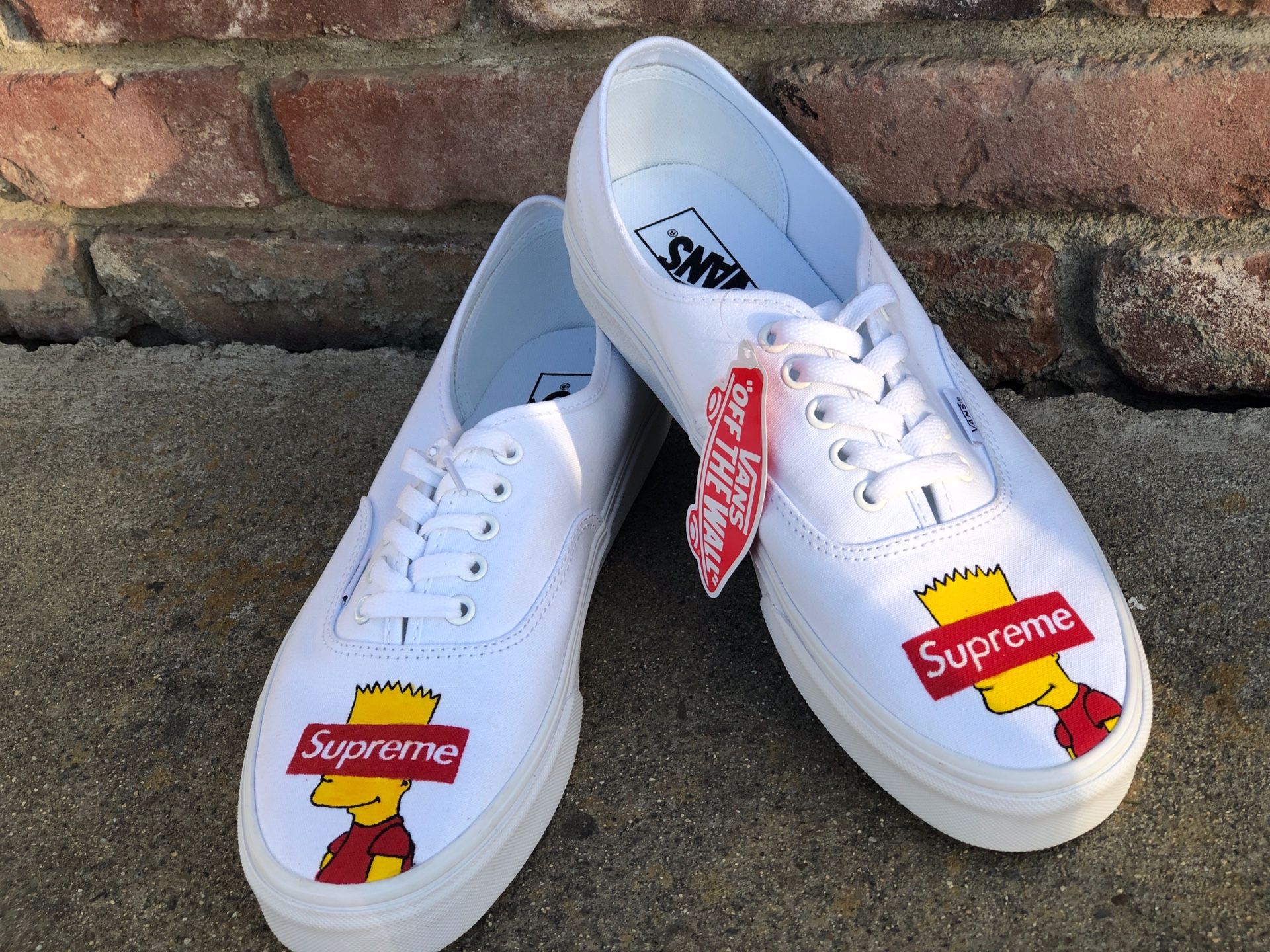 CUSTOM Bart Simpson vans. $99 size 11 WILLING TO NEGOTIATE for Sale in West  Sacramento, CA - OfferUp