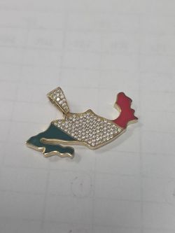 10K MEXICO GOLD PENDANT 9379