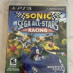Sonic Sega All Stars Racing For Sony PlayStation 3 PS3 Video Game
