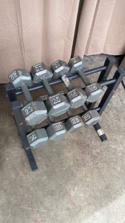 Dumbbells set with stand