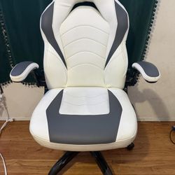 White And Grey Emerge Gaming Chair