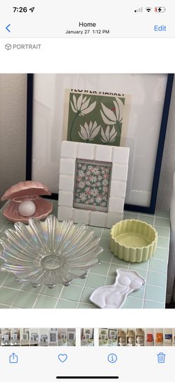 white tile frame & danish pastel print ๐ผ๐ธ
