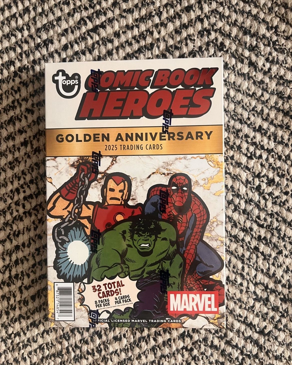 2025 Topps Marvel Comic Book Heroes 1975 Golden Anniversary Hobby Box Sealed