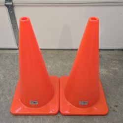 Orange Safety Cone 28 in. H X 14.5 in. W

