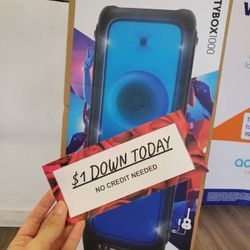 JBL Partybox 1000 Speaker Brand New -5 Dollars Down No Credit Needed!