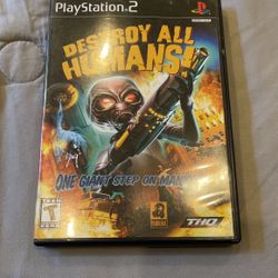 DESTROY ALL HUMANS PS2