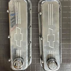 Chevy Big Block Aluminum Valve Covers With Breathers 