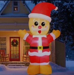 Gingerbread 8 ft Christmas Inflatable 