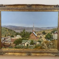 Oil on canvas on wood panel by Garriott