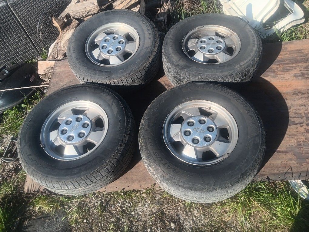 6x5.5 Wheels 16 Inch Tires
