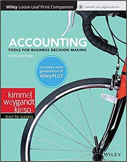 ACCOUNTING 6 edition kimmel weygandt kieso