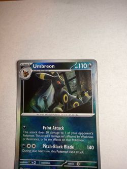 Umbreon 059/131 Prismatic Evolutions MasterBall Holo ENGLISH Pokémon TCG