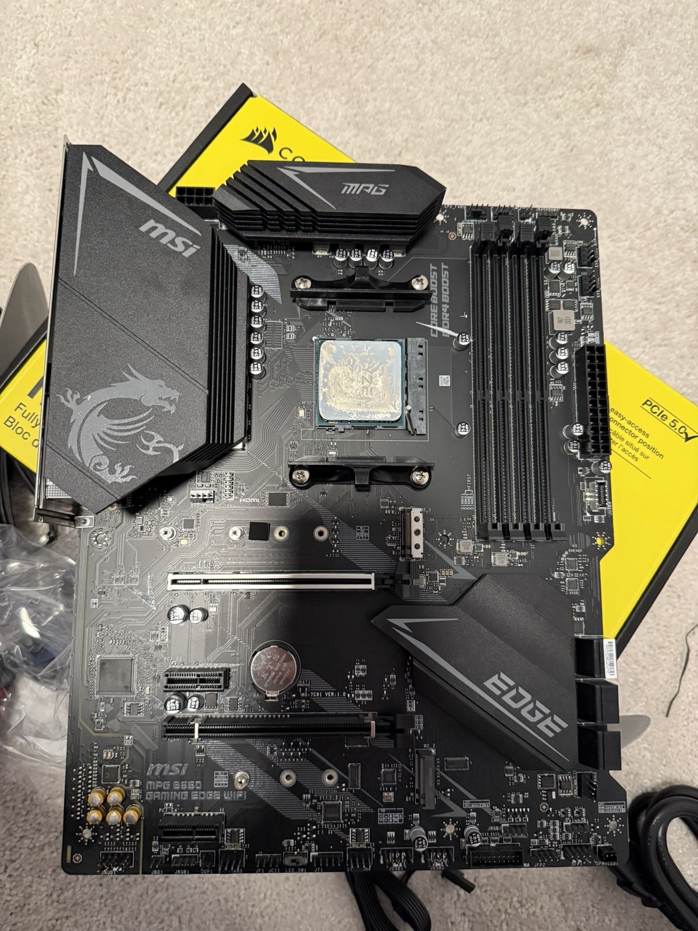 MSI MPG B550 GAMING EDGE WIFI Motherboard