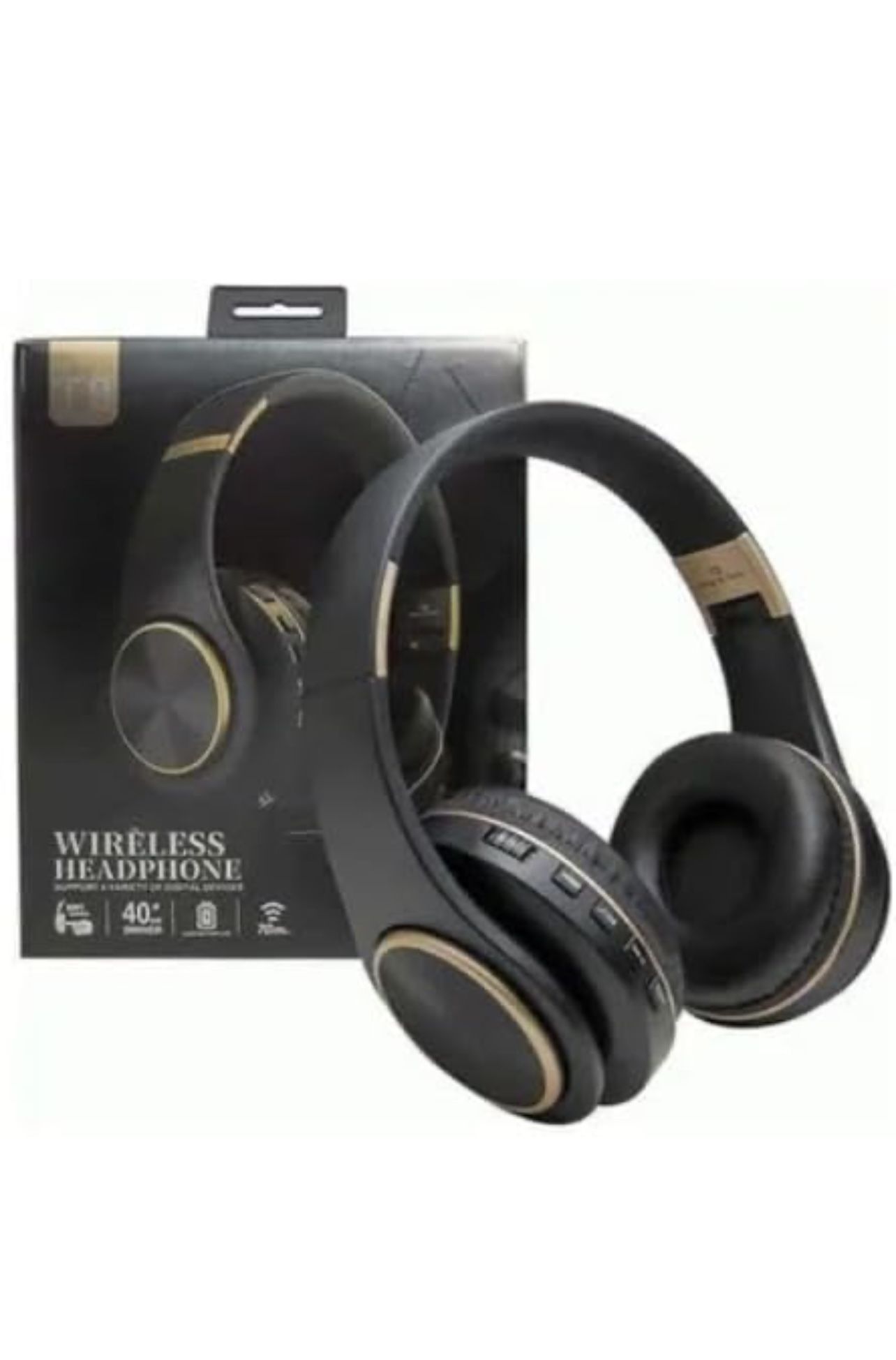 T8 Bluetooth Headset - Black Gold