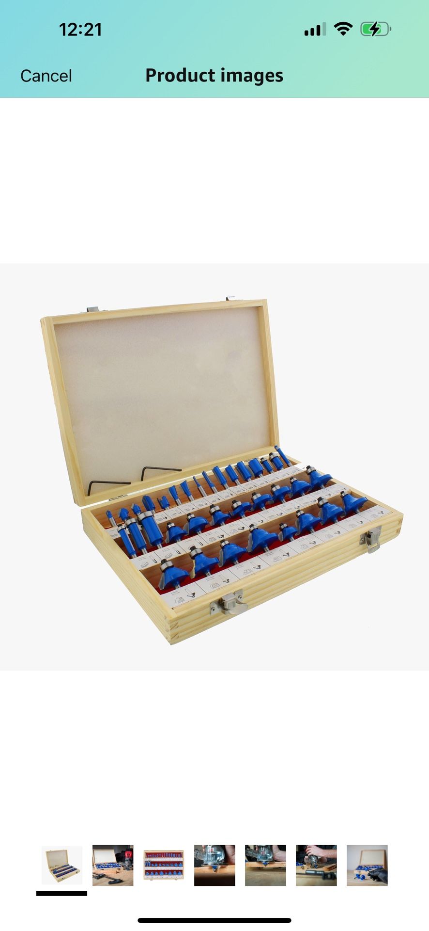 $25 ABN 1/4in Shank Tungsten Carbide Router Bits for Woodworking - Wood Router Bit Set
