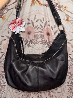 Coach Y2K vintage black soho hobo pleated shoulder bag style #F13731