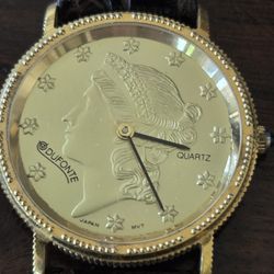 Dufonte By Lucien Piccard Lady Liberty Watch 