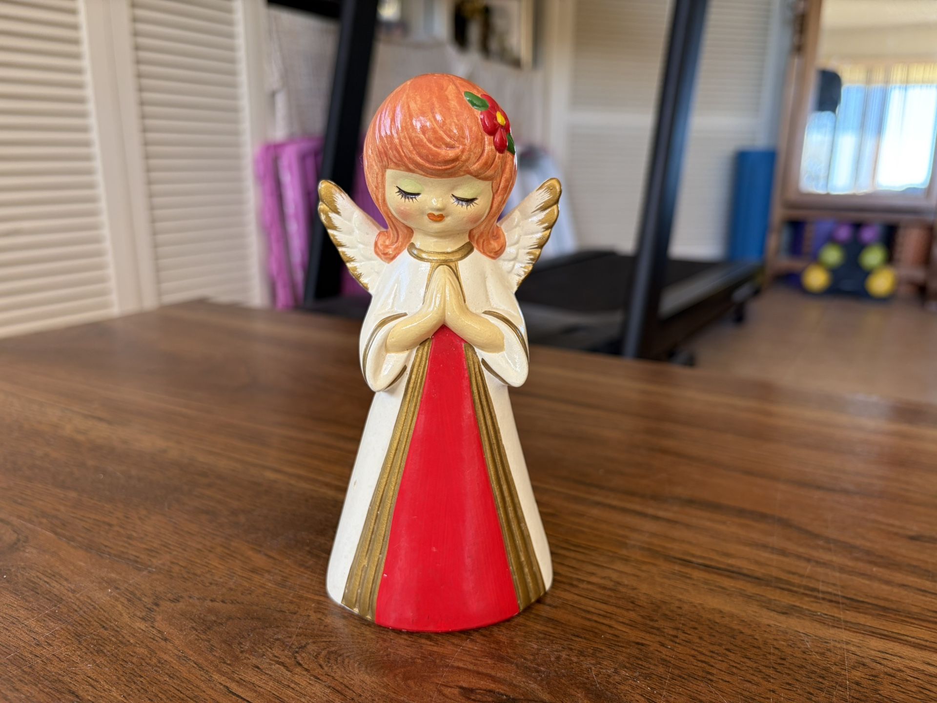 Vintage Homco Christmas Praying Angel
