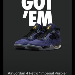 Jordan 4 Lakers