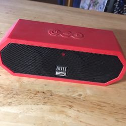 larger red and black altec lansing bluetooth speaker