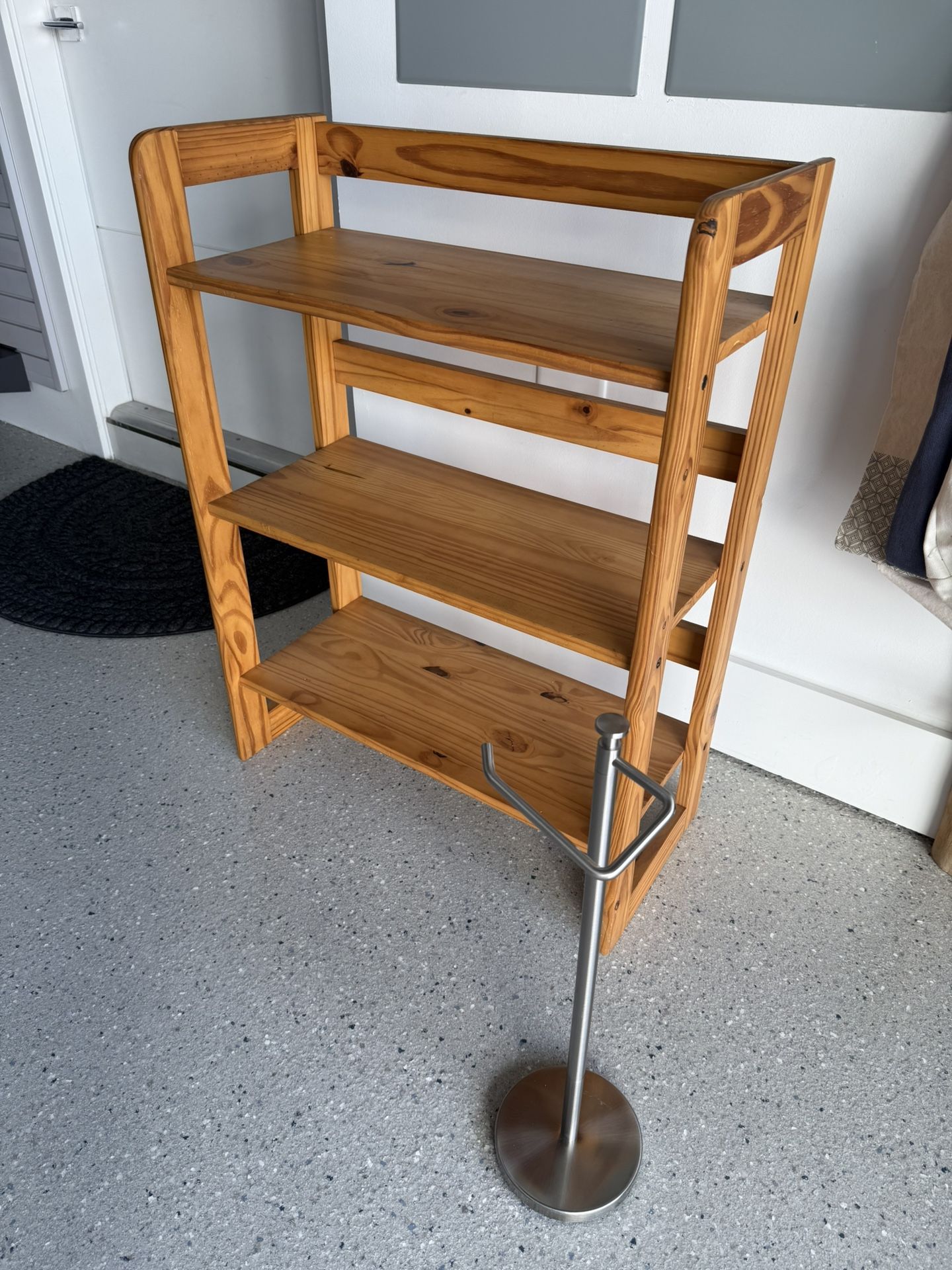 Bookshelf + Toilet Paper Holder
