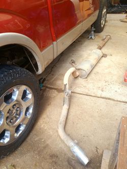 2009-2014 ford f150 muffler with chrome tip