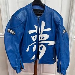 Men’s Nexx Unlimited Japanese Kabuki Inspired Motorcycle Leather Jacket size 48 just $65 
