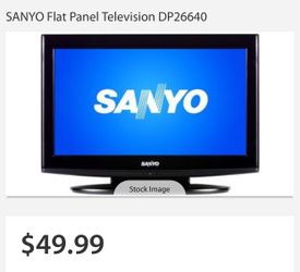 Sanyo 30 inch TV / DVD player