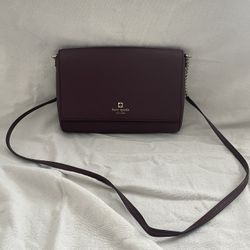 Maroon Kate Spade Purse 