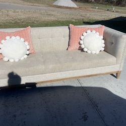 World Market Nailhead Couch