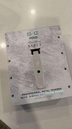 StyleCraft White Cordless Saber Trimmer