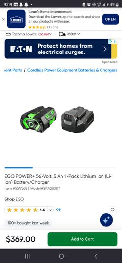 Ego 5.0 Ah Starter Kit