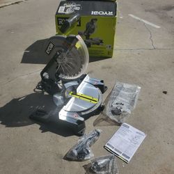 RYOBI 14 Amp Corded 10 in. Compound Miter Saw with LED Cutline Indicator